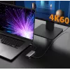 j5create JCD392 4K60 Elite USB-C 10Gbps kelioninis dokas, erdvės pilka