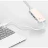 j5create JCH471 USB-C™ Gigabit Ethernet ir stotelės adapteris, metalinis šampano spalvos