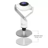 j5create JVCU360 360° visapusė internetinė kamera, 1080p vaizdo fiksavimo raiška, balta ir juoda