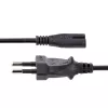 StarTech.com 3 m (10 pėdų) nešiojamojo kompiuterio maitinimo laidas, EU kištukas į C7, 2,5 A 250 V, 18 AWG, juodas
