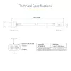StarTech.com 3 m (10 pėdų) nešiojamojo kompiuterio maitinimo laidas, EU kištukas į C7, 2,5 A 250 V, 18 AWG, juodas