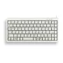 Cherry G84-4100LCAGB-0 G84-4100 kompaktiška klaviatūra, JK anglų (QWERTY), USB/PS2, pilka