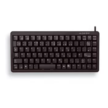 Kompaktiška klaviatūra Cherry G84-4100LCAGB-2 QWERTY 83 klavišai Combi USB/PS/2 Juoda 1,75 m laidas