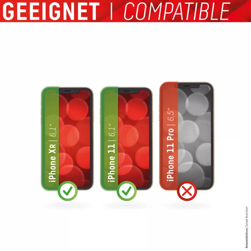 Displex Smart Glass (9H) Apple iPhone XR/11, montavimo lipdukas, nedūžtantis, itin plonas, nematomas