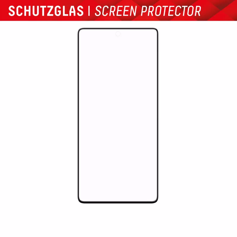 Displex Full Cover ekrano apsauginis stiklas (10H) Google Pixel 7 Pro, su Eco montavimo rėmeliu, viso ekrano danga