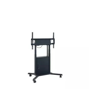 Hagor HP Twin Lift M-B mobilus reguliuojamo aukščio keltuvas ekranams 55–86 col., juodas, max 120 kg