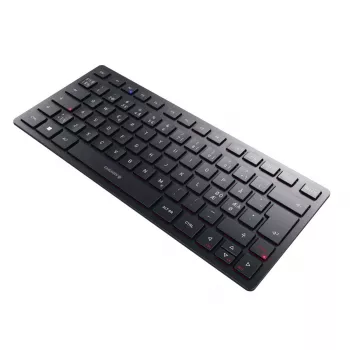 CHERRY KW 9200 MINI belaidė klaviatūra kompaktiška USB + RF Wireless + Bluetooth QWERTY Nordic juoda