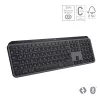 Logitech MX Keys S belgiška AZERTY klaviatura RF Wireless + Bluetooth grafitas