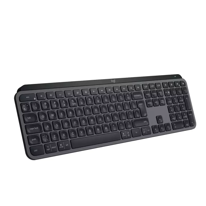 Logitech MX Keys S belgiška AZERTY klaviatura RF Wireless + Bluetooth grafitas