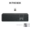Logitech MX Keys S belgiška AZERTY klaviatura RF Wireless + Bluetooth grafitas