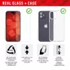 Displex Screen Protector + Dėklas Apple iPhone 15 Plus, Eco Montavimo Rėmelis, Atsparus Įbrėžimams