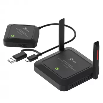 j5create JVW120 belaidis praplėtimo įrenginys USB™ kameroms / mikrofonams / garsiakalbiams, juodas