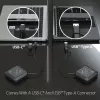 j5create JVW120 belaidis praplėtimo įrenginys USB™ kameroms / mikrofonams / garsiakalbiams, juodas
