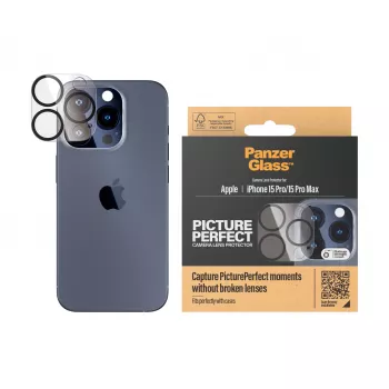 PanzerGlass® PicturePerfect fotoaparato objektyvo apsauga iPhone 15 Pro | 15 Pro Max