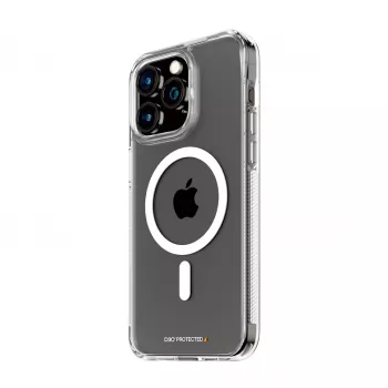 PanzerGlass ® HardCase Skaidrus su Baltu MagSafe ir D3O® iPhone 15 Pro Max