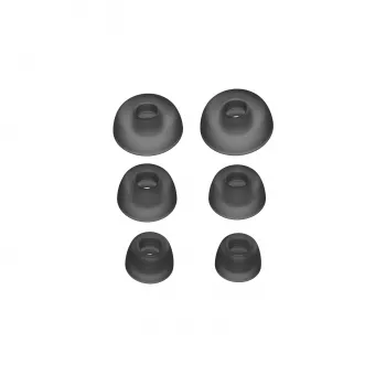 Silicinės ausinių antgalės Jabra Elite 7 Pro ir Active EarGels S M L Juodos