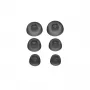 Silicinės ausinių antgalės Jabra Elite 7 Pro ir Active EarGels S M L Juodos
