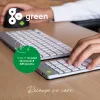 R-Go Tools Numpad Break ergonominė skaičių klaviatūra su pertraukų programine įranga, Bluetooth, balta