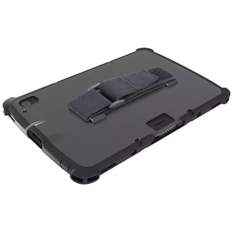 Apsauginis buferinis dėklas Zebra ET40/45 20,3 cm su reguliuojamu elastiniu rankos dirželiu, juodas, FM-SNP-ET4X8-HSTP
