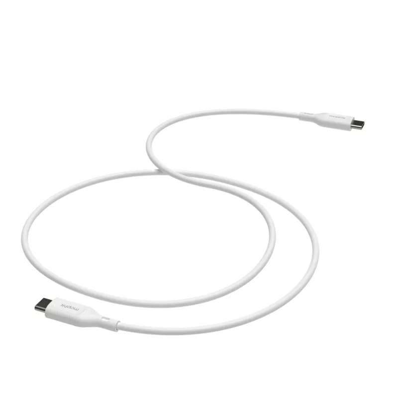 mophie essentials įkrovimo laidas | 1 m USB laidas USB 2.0 USB C baltas