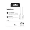 mophie essentials įkrovimo laidas | 1 m USB laidas USB 2.0 USB C baltas
