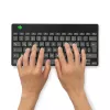 R-Go Tools ergonominė klaviatūra R-Go Compact Break, kompaktiška klaviatūra su pertraukų programine įranga, QWERTZ (DE), Bluetooth, juoda