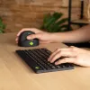 R-Go Tools ergonominė klaviatūra R-Go Compact Break, kompaktiška klaviatūra su pertraukų programine įranga, QWERTZ (DE), Bluetooth, juoda