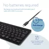 R-Go Tools ergonominė klaviatūra R-Go Compact Break, kompaktiška klaviatūra su pertraukų programine įranga, QWERTZ (DE), Bluetooth, juoda