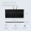 Ergonominė klaviatūra R-Go Split Break su pertraukų programine įranga, išskirstyta ergonominė klaviatūra, QWERTZ (DE), Bluetooth, juoda