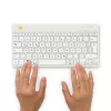Ergonominė klaviatūra R-Go Tools Compact Break, kompaktiška su pertraukų programine įranga, QWERTZ (DE), Bluetooth, balta