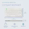 Ergonominė klaviatūra R-Go Tools Compact Break, kompaktiška su pertraukų programine įranga, QWERTZ (DE), Bluetooth, balta