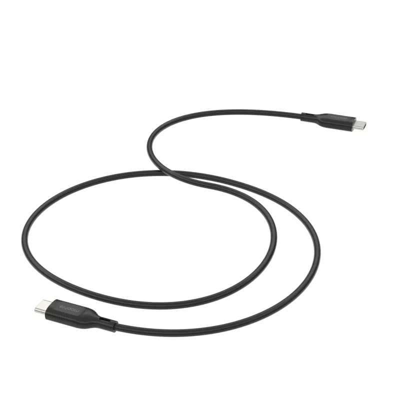 USB-C į USB-C įkrovimo laidas 1 m — Zagg International mophie essentials, USB 2.0, juodas