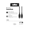 USB-C į USB-C įkrovimo laidas 1 m — Zagg International mophie essentials, USB 2.0, juodas