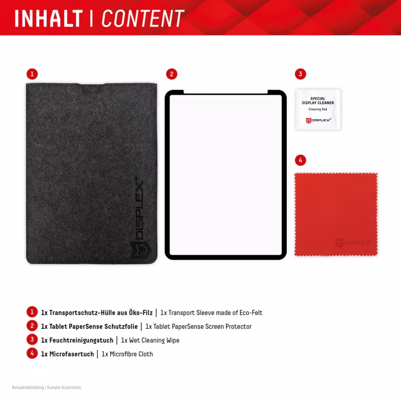 Displex TABLET PAPERSENSE apsauginė plėvelė su popieriaus pojūčiu, skirta iPad Pro 11 inch (1./2./3./4. gen.) / Air (4./5. gen.)
