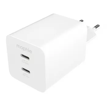 Maitinimo adapteris Zagg 50W 2x USB-C baltas — Zagg mophie essentials