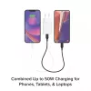 Maitinimo adapteris Zagg 50W 2x USB-C baltas — Zagg mophie essentials
