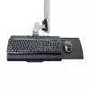 StarTech.com sieninis darbo stalas su VESA laikikliu 32 inch monitoriams (10 kg), pilnai reguliuojamas vieno monitoriaus laikiklis ir klaviatūros lentyna su kompiuterio kronšteinu, stovimas stalas