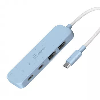 j5create JCH342EC-N Eco-Friendly USB-C į 4 prievadų Type-C ir Type-A Gen 2 šakotuvas