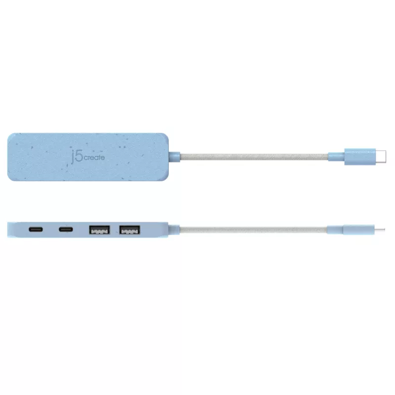 j5create JCH342EC-N Eco-Friendly USB-C į 4 prievadų Type-C ir Type-A Gen 2 šakotuvas