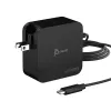 j5create JUP25102V-N 102W GaN PD USB-C 2 prievadų įkroviklis su keičiamais kištukais