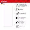 Displex Smart Glass (9H) apsauginis stiklas, skirtas Xiaomi Redmi 13C, su montavimo lipdukais, nedūžtantis