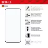 Displex Full Cover apsauginis stiklas (10H) Samsung Galaxy A35/A55 5G su Eco montavimo rėmeliu