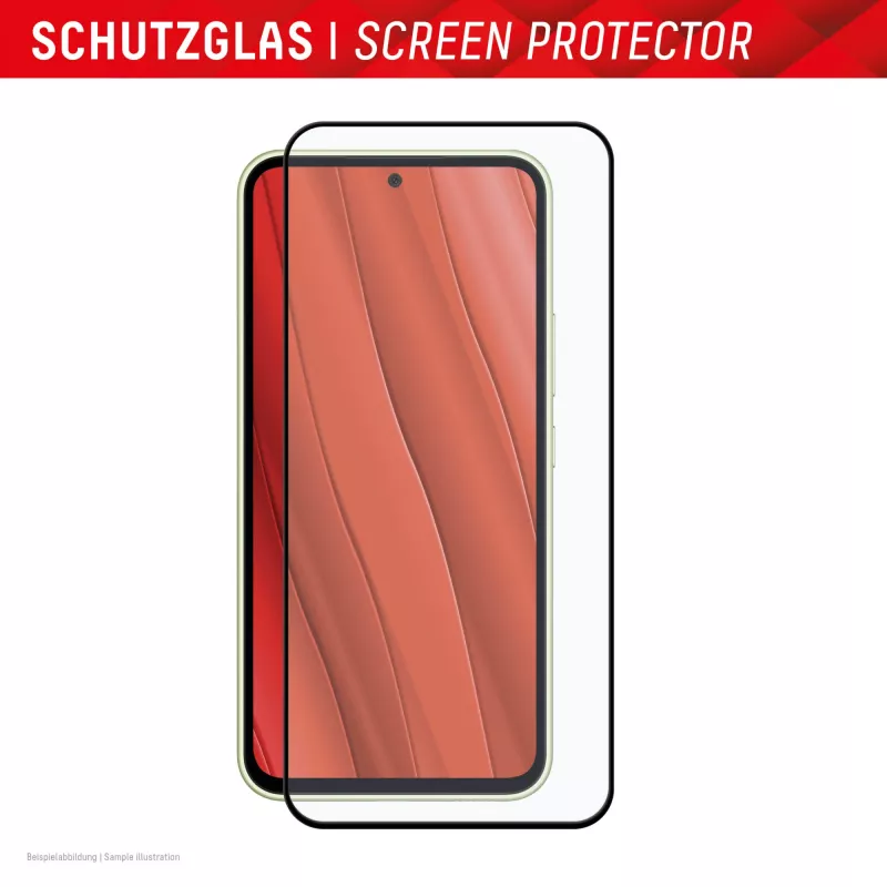 Displex Full Cover apsauginis stiklas (10H) Samsung Galaxy A35/A55 5G su Eco montavimo rėmeliu