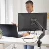j5create JTSA101 ergonomiškas monitoriaus laikiklis juodas spaustuvas/įvorė 8 kg 17–32 colių