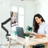 j5create JTSA101 ergonomiškas monitoriaus laikiklis juodas spaustuvas/įvorė 8 kg 17–32 colių