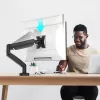 j5create JTSA101 ergonomiškas monitoriaus laikiklis juodas spaustuvas/įvorė 8 kg 17–32 colių