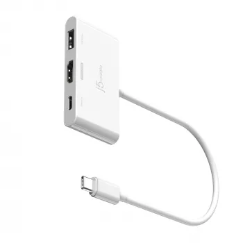 j5create JCA399 USB-C į HDMI 4K144Hz ir USB 3.2 su Power Delivery 100W, juoda