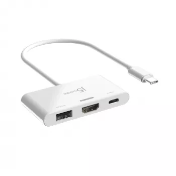 j5create JCA399 USB-C į HDMI 4K144Hz ir USB 3.2 su Power Delivery 100W, juoda