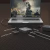 j5create JCD3191 4K60 Elite USB-C kelioninis adapteris, pilkas