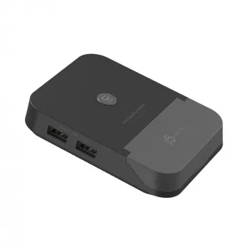 j5create JCD620 Mini Docking Station, skirta Nintendo Switch™, juoda